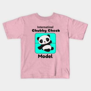 Internatinal Chubby Cheek Model Kids T-Shirt